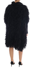 Black Fringes Wool Pullover Sweater Dolce & Gabbana