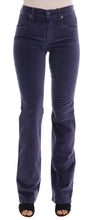 Purple Corduroy Stretch Bootcut Pants Ermanno Scervino