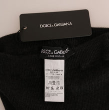 Gray Cashmere Ribbed Stretch Tights Dolce & Gabbana