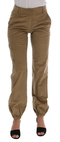 Beige Cotton Corduroys Pants Ermanno Scervino