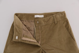 Beige Cotton Corduroys Pants Ermanno Scervino