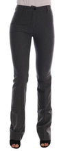 Gray Wool Stretch Slim Pants Ermanno Scervino