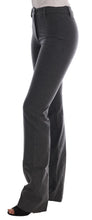 Gray Wool Stretch Slim Pants Ermanno Scervino