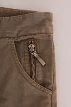 Brown Cotton Casual Slim Fit Pants Ermanno Scervino