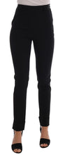 Black Stretch Leggings Pants Ermanno Scervino