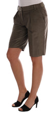 Brown Velvet Bermuda Shorts Ermanno Scervino
