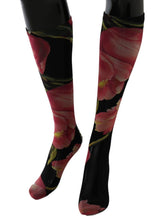 Multicolor Floral Tulip Nylon Socks Dolce & Gabbana