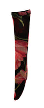 Multicolor Floral Tulip Nylon Socks Dolce & Gabbana
