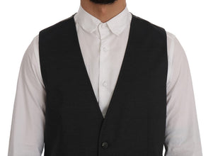 Gray STAFF Cotton Rayon Vest Dolce & Gabbana