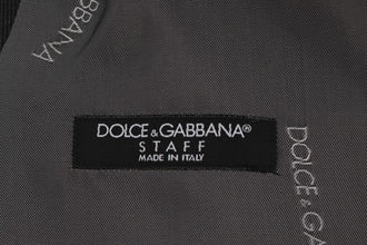 Gray STAFF Cotton Rayon Vest Dolce & Gabbana