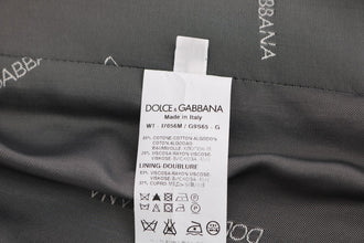 Gray STAFF Cotton Rayon Vest Dolce & Gabbana