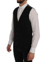 Black STAFF Cotton Rayon Vest Dolce & Gabbana
