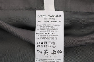 Black STAFF Cotton Rayon Vest Dolce & Gabbana
