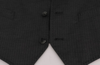 Gray STAFF Cotton Rayon Vest Dolce & Gabbana