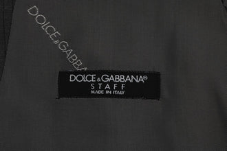 Gray STAFF Cotton Rayon Vest Dolce & Gabbana