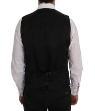 Blue Wool Stretch Vest Dolce & Gabbana
