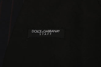 Blue Wool Stretch Vest Dolce & Gabbana