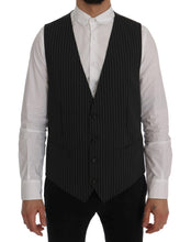 Gray Wool Stretch Vest Dolce & Gabbana