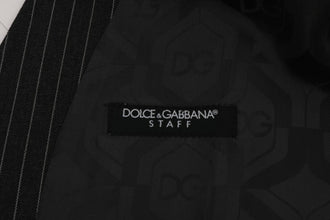 Gray Wool Stretch Vest Dolce & Gabbana