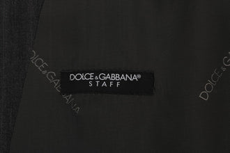 Gray STAFF Wool Stretch Vest Dolce & Gabbana
