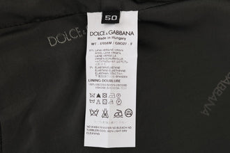 Gray STAFF Wool Stretch Vest Dolce & Gabbana