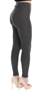 Gray Cashmere Stretch Tights Dolce & Gabbana