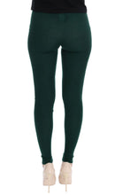 Green Cashmere Stretch Tights Dolce & Gabbana