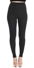 Gray Wool Stretch Tights Dolce & Gabbana