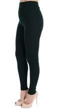 Green Wool Stretch Tights Dolce & Gabbana