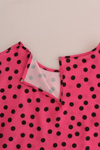 Pink Polka Dotted Silk Blouse Dolce & Gabbana