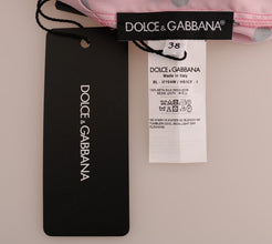 Pink Polka Dotted Silk Blouse Dolce & Gabbana