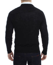 Black Fine Wool Button Cardigan Costume National