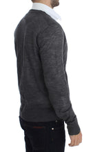 Gray Wool Button Cardigan Sweater Costume National