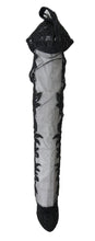 Black Floral Embroidered Socks Boots Dolce & Gabbana