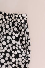 Black White Polka Dottes Silk Pants Dolce & Gabbana