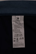Blue GIRLY Striped Cotton Jeans Dolce & Gabbana