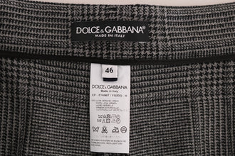 Gray Wool Capri Pants Dolce & Gabbana