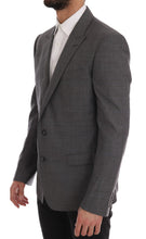 Gray Wool MARTINI Slim Blazer Dolce & Gabbana