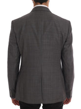 Gray Wool MARTINI Slim Blazer Dolce & Gabbana