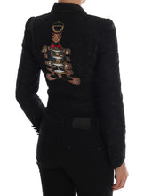 Black Brocade Blazer Jacket Dolce & Gabbana