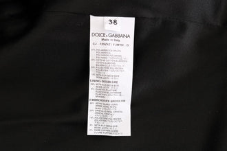 Black Brocade Blazer Jacket Dolce & Gabbana