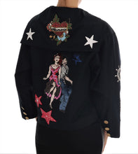 Blue Crystal MAMMA Sicily Jacket Dolce & Gabbana