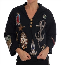 Blue Crystal MAMMA Sicily Jacket Dolce & Gabbana