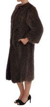 Brown Raccoon Fur Coat Jacket Dolce & Gabbana