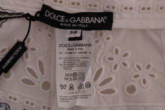 Mulicolor Majolica Cutout Capri Pants Dolce & Gabbana