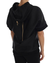 Black Fairy Tale Crystal Hooded Sweater Dolce & Gabbana