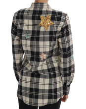 Black White Fairy Tale Crystal Shirt Dolce & Gabbana