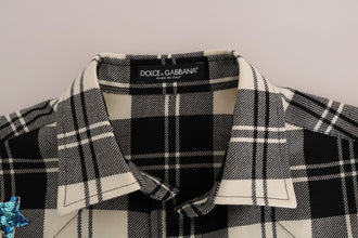 Black White Fairy Tale Crystal Shirt Dolce & Gabbana