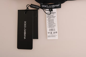Black Silk Fairy Tale Top Crystal Blouse Dolce & Gabbana