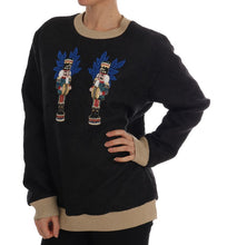 Black Fairy Tale Brocade Zipper Sweater Dolce & Gabbana